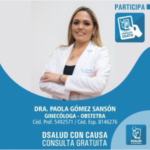 DRA. PAOLA GÓMEZ SANSÓN